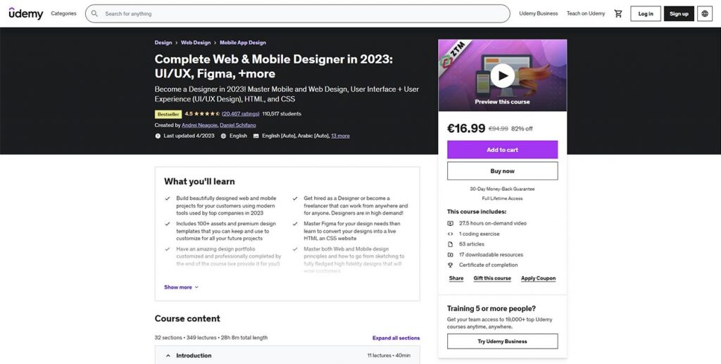 Complete-Web---Mobile-Designer-in-2023--UI-UX,-Figma,-+more---Udemy