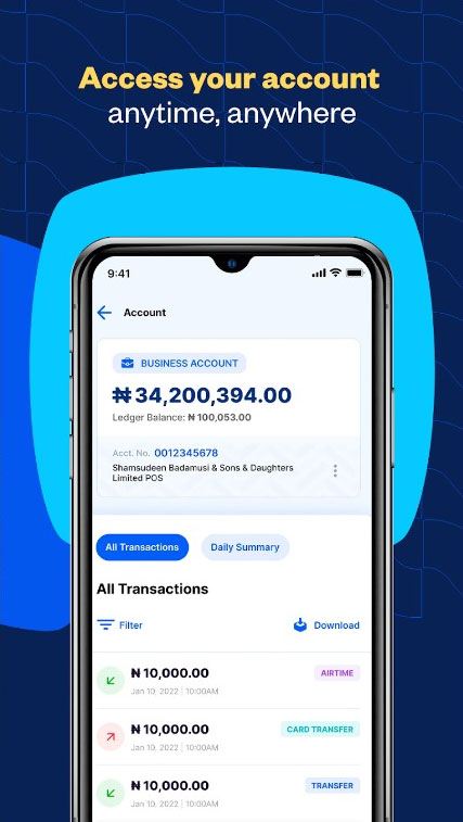 رابط کاربری اپلیکیشن بانک